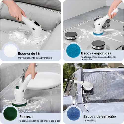 "Cepillo Eléctrico de Limpieza 9 en 1"